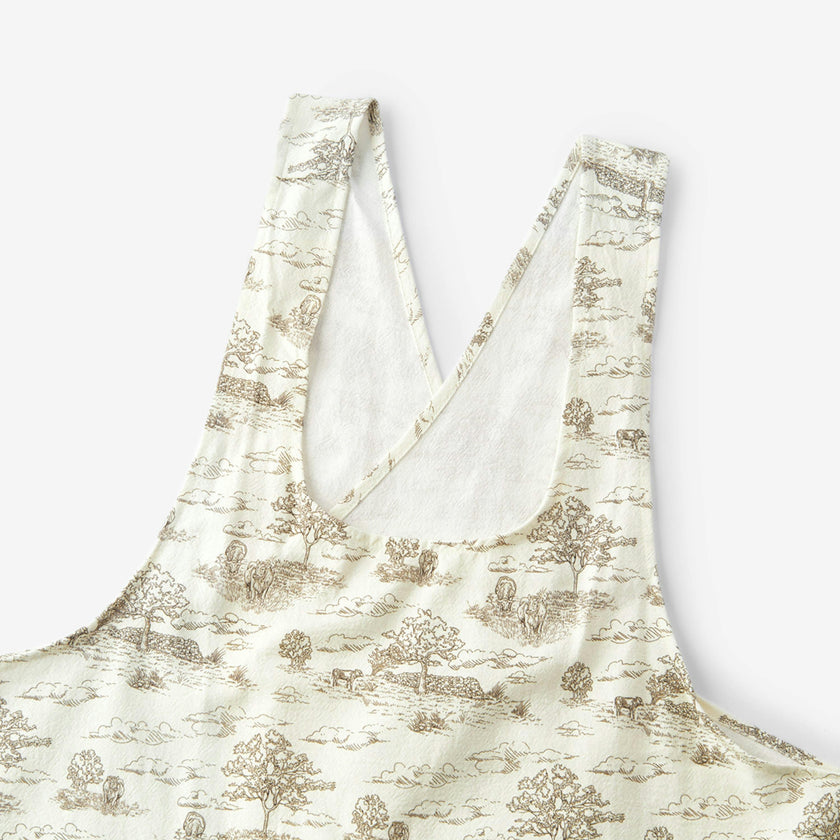 Country Toile Adult Apron