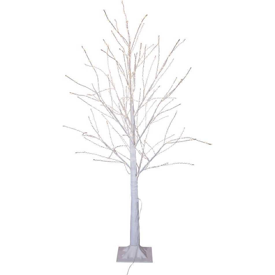 4-Foot Winter white Twig Tree with 500 Warm White Lights