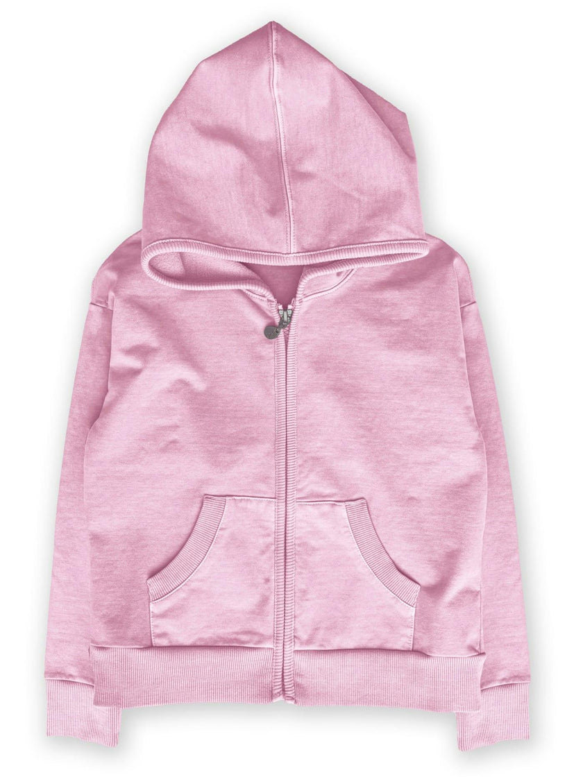 Candy Pink Zip Tully Hoodie