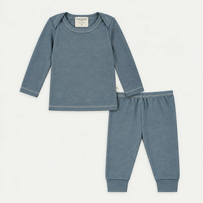 Rib Lap Tee + Legging Set