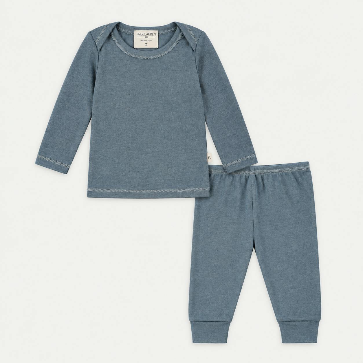 Rib Lap Tee + Legging Set