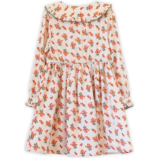 Girls Adelaide Velvet Tie Dress | Autumn Floral