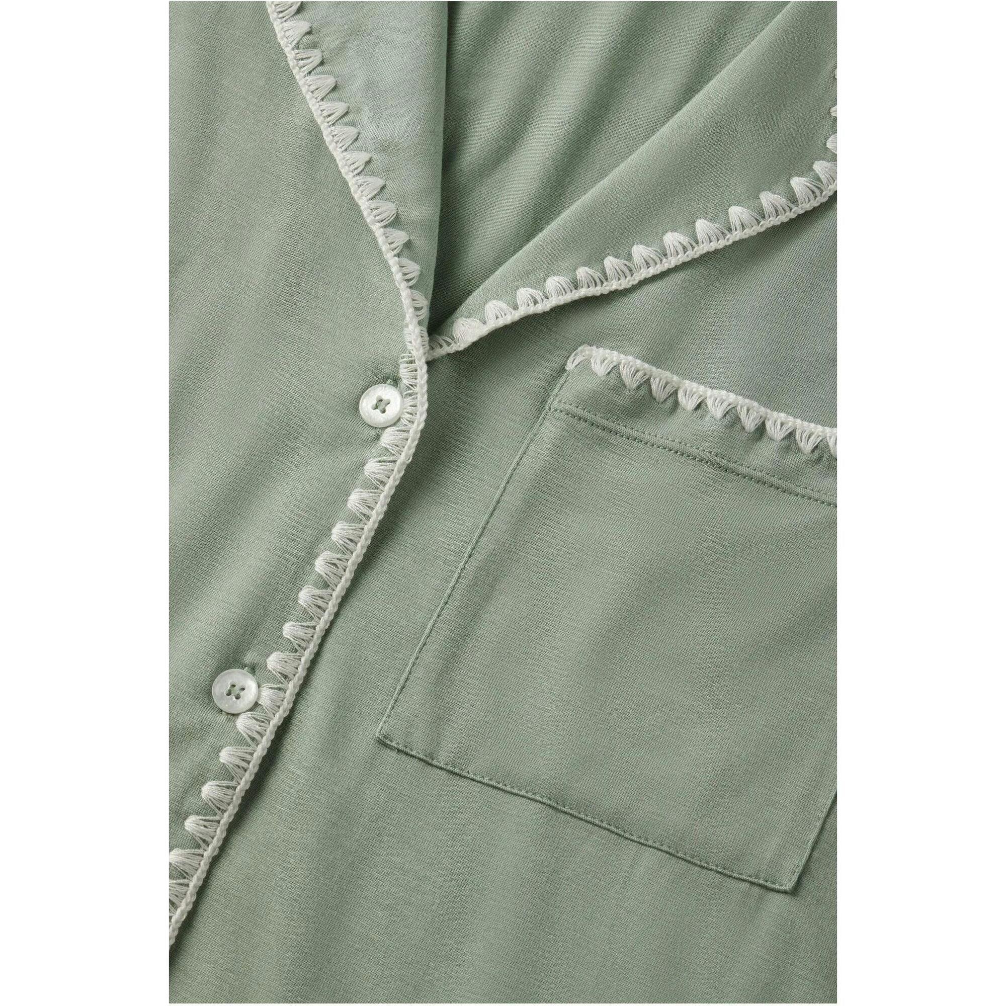 Frida TENCEL Modal Shortie Short PJ Set, Green