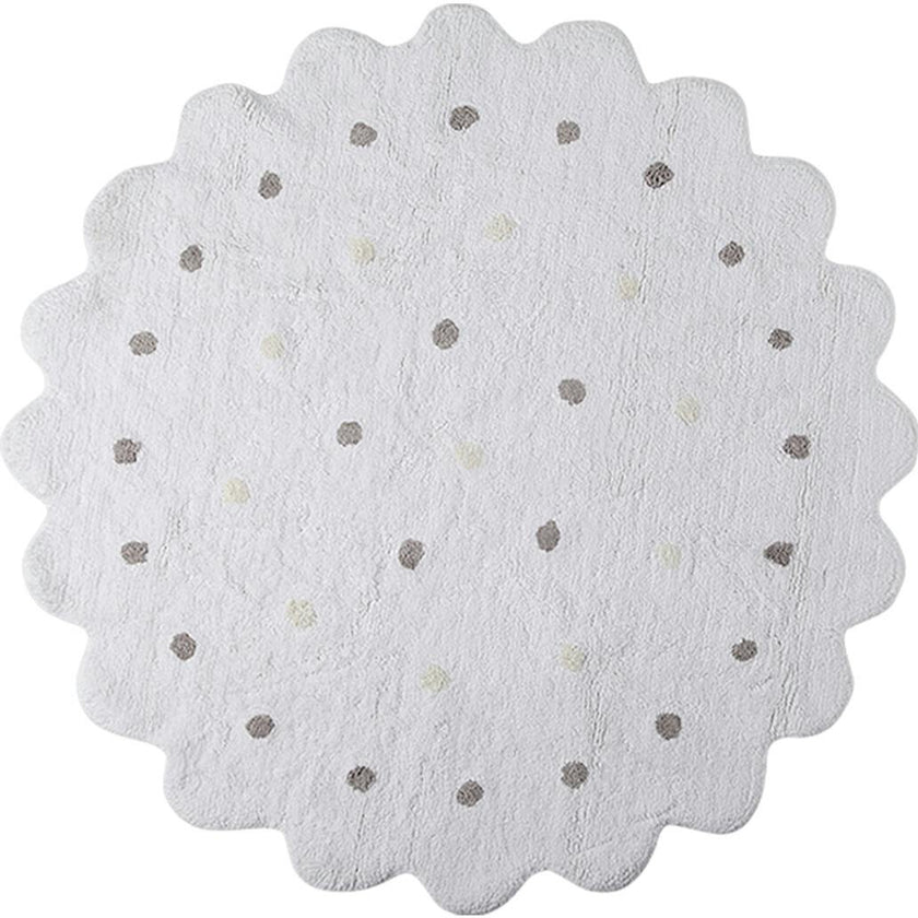 Little Biscuit Washable Round Rug
