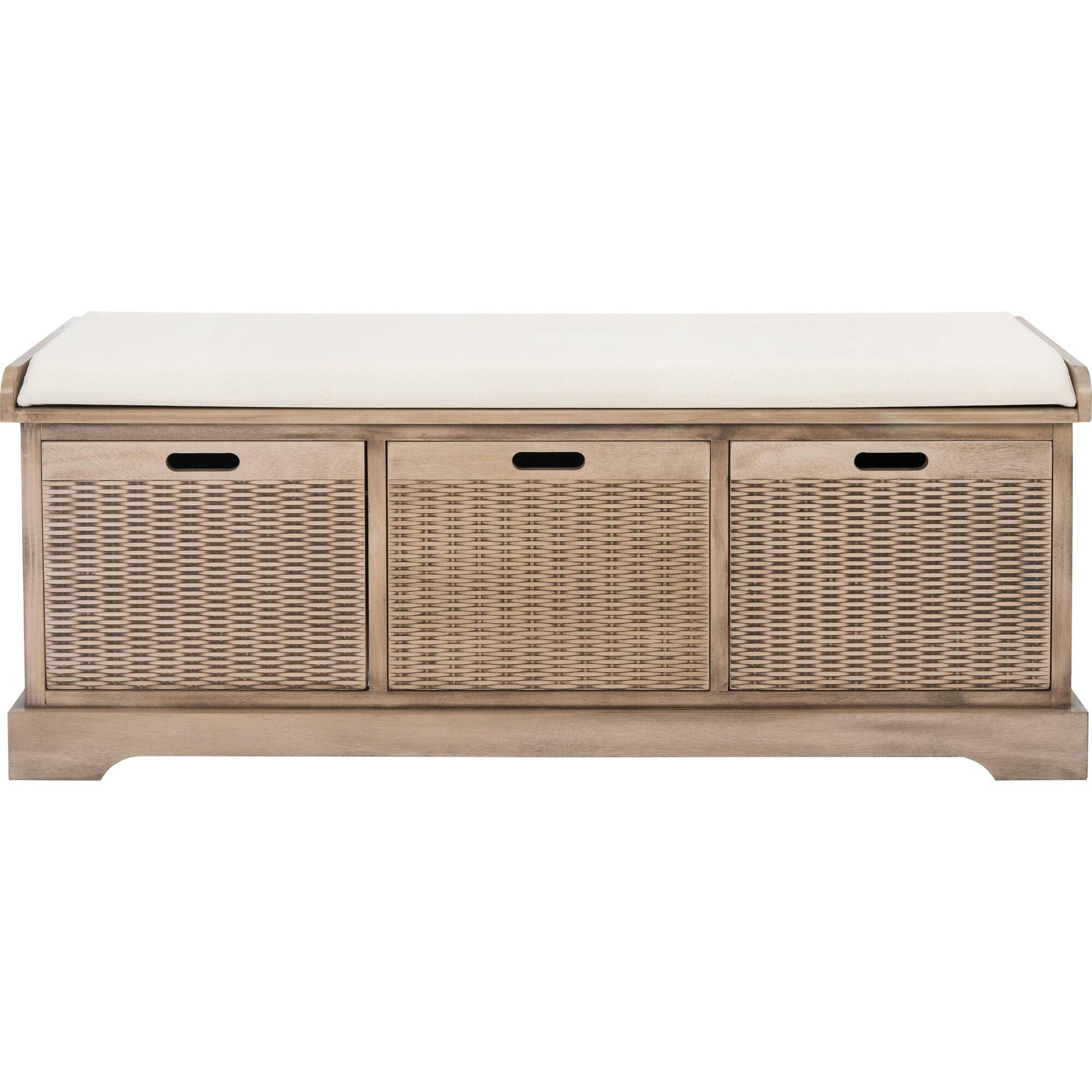 Landers 3-Drawer Cushion Storage Bench