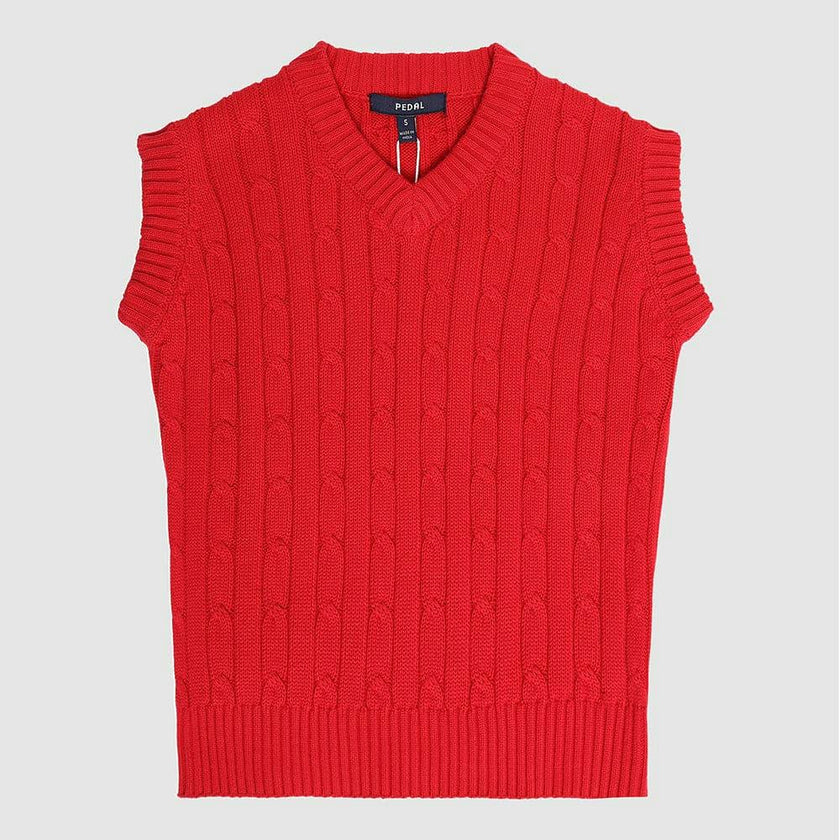 Darby Cable Knit Vest