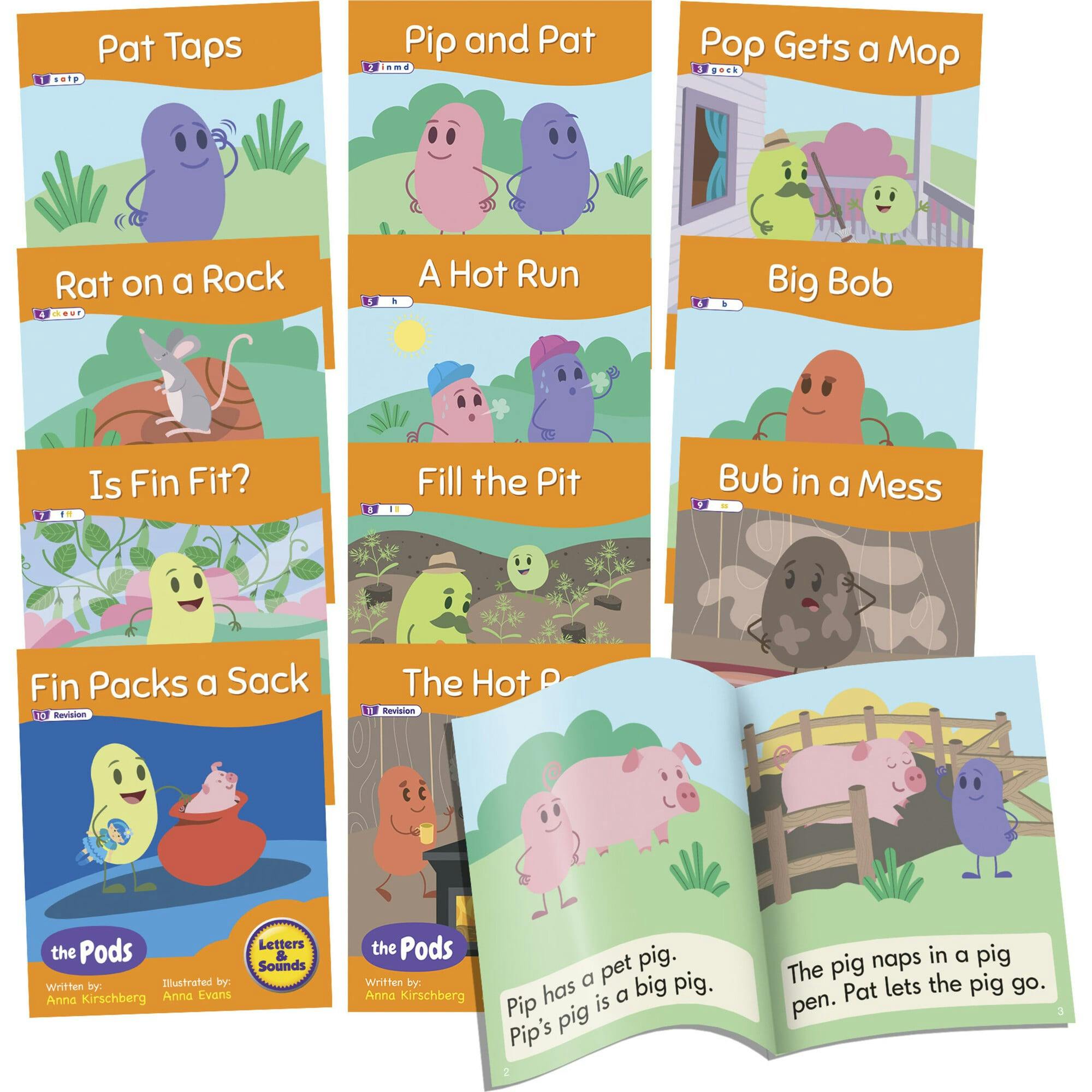 Decodable Readers The Pods - Phase 2 Letter Sounds: The Science of Reading