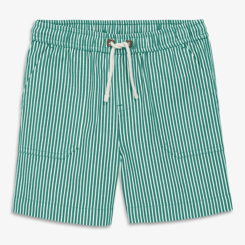 Clearance kids stretch chino short in boardwalk stripe