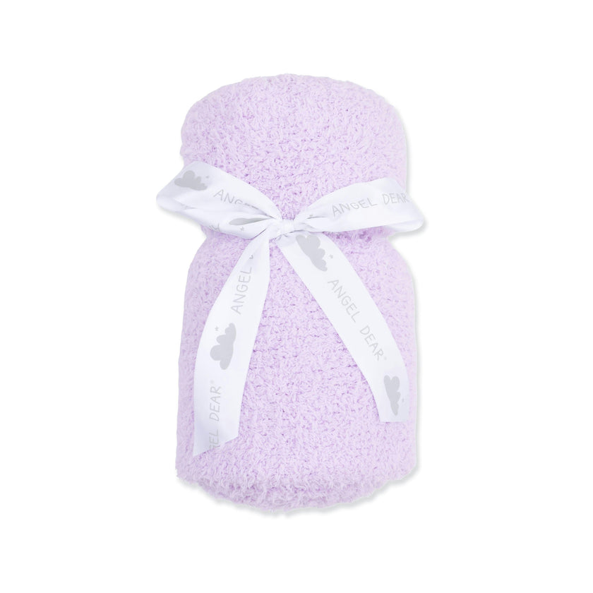 Chenille - Lavender Stroller Blanket