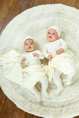 Bamboo Ribbed Floral Footie