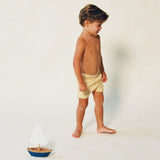 Canary Stripe Mini Boardshort