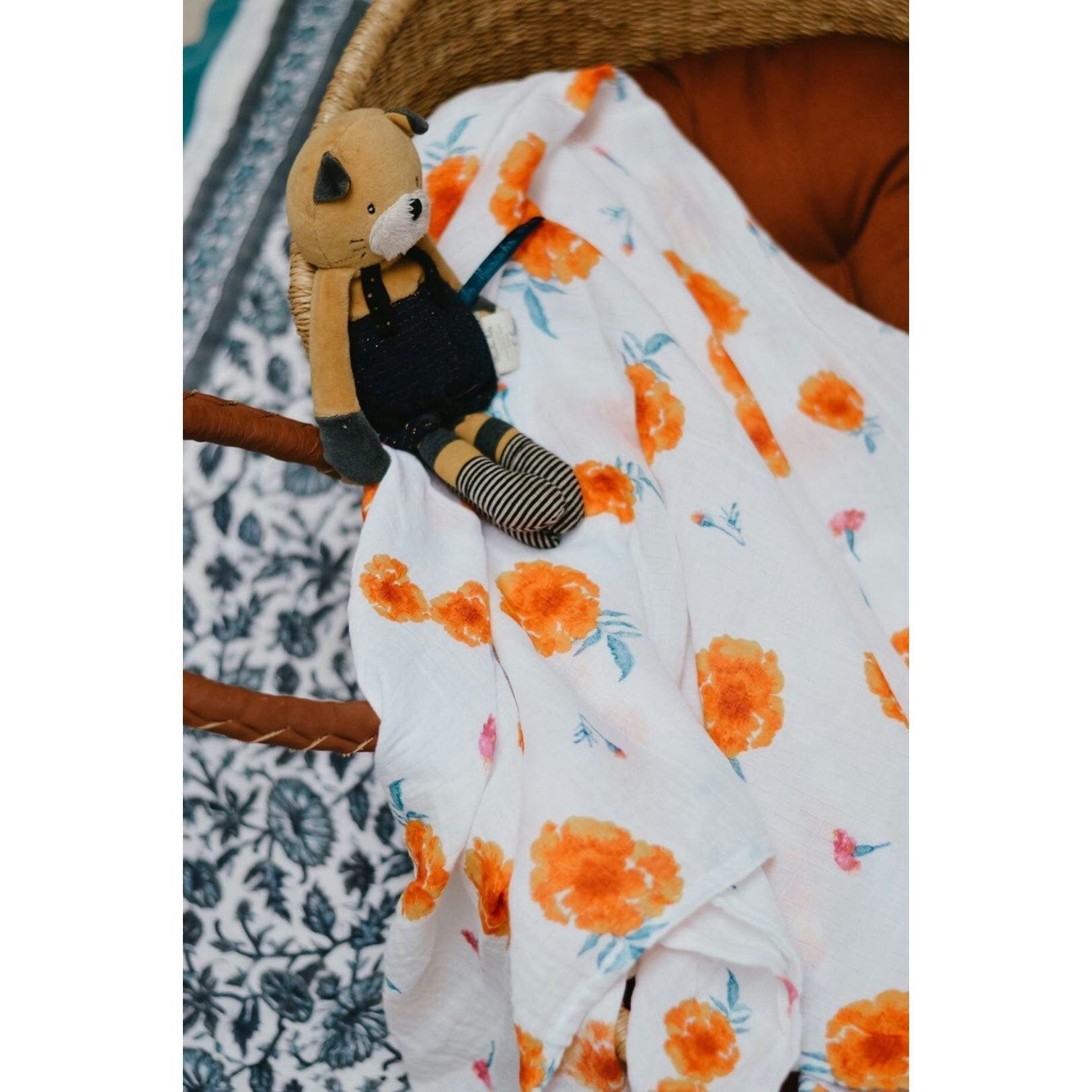 Organic Cotton Muslin Swaddle
