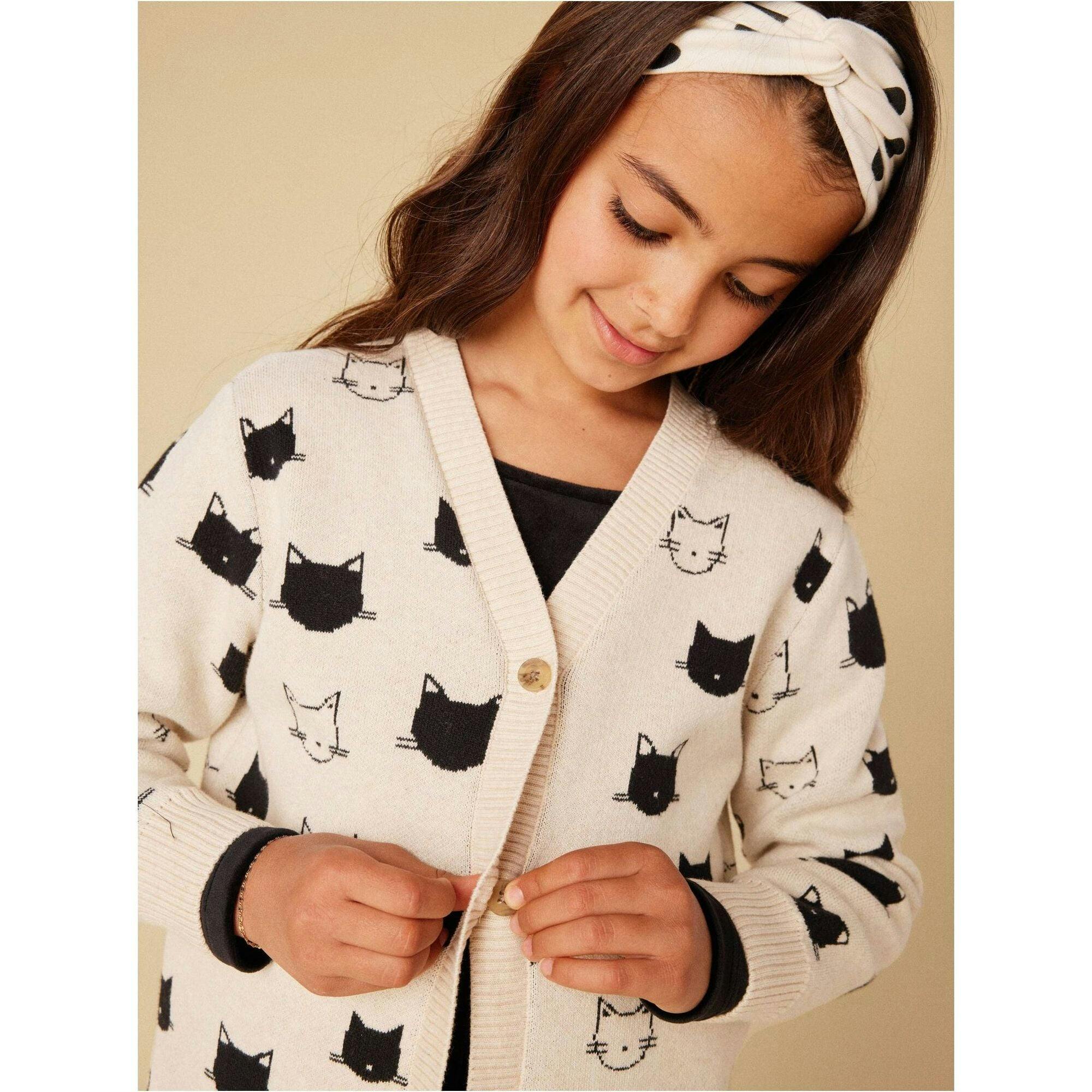 Long Iconic Cardigan, Natural