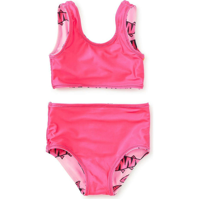 Reversible Swimsuit Set, Pink