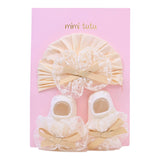 Yellow Lace Bow Ribbon Set