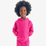 Kids cozy fleece pullover hoodie