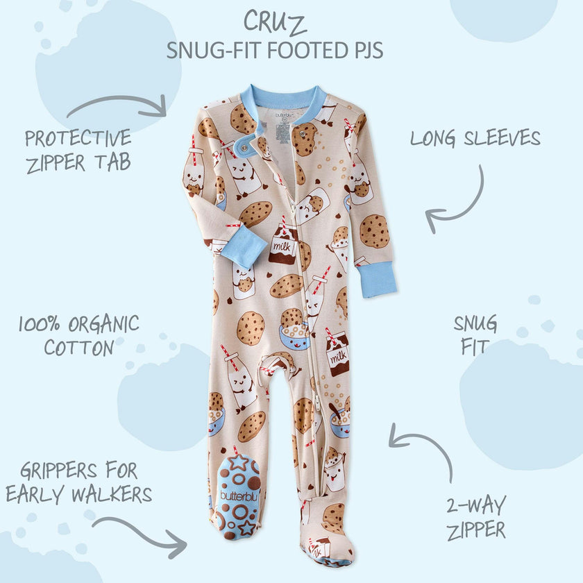 CRUZ Snug Fit Footed Sleeper