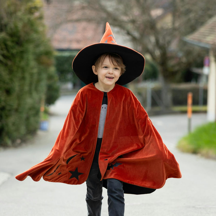 Autumn Embers Wizard Cape and Hat