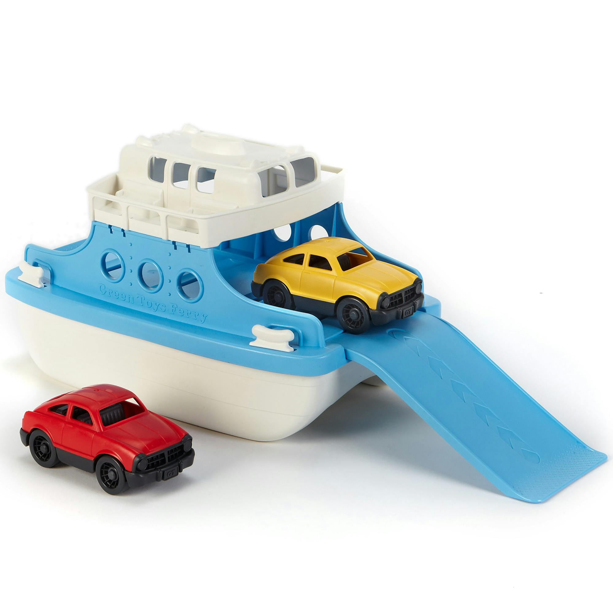 Ferry Boat - Blue & White