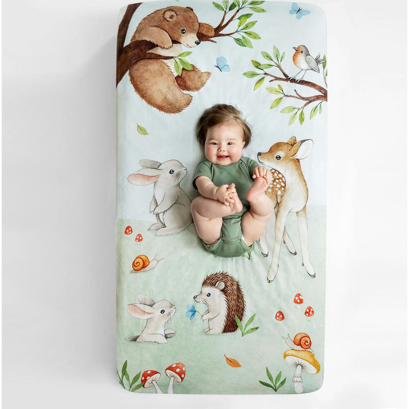 Enchanted Forest Standard Crib Sheet