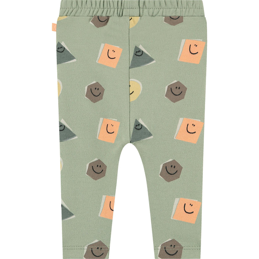 All-Over Animated Shapes Graphic Print Leggings