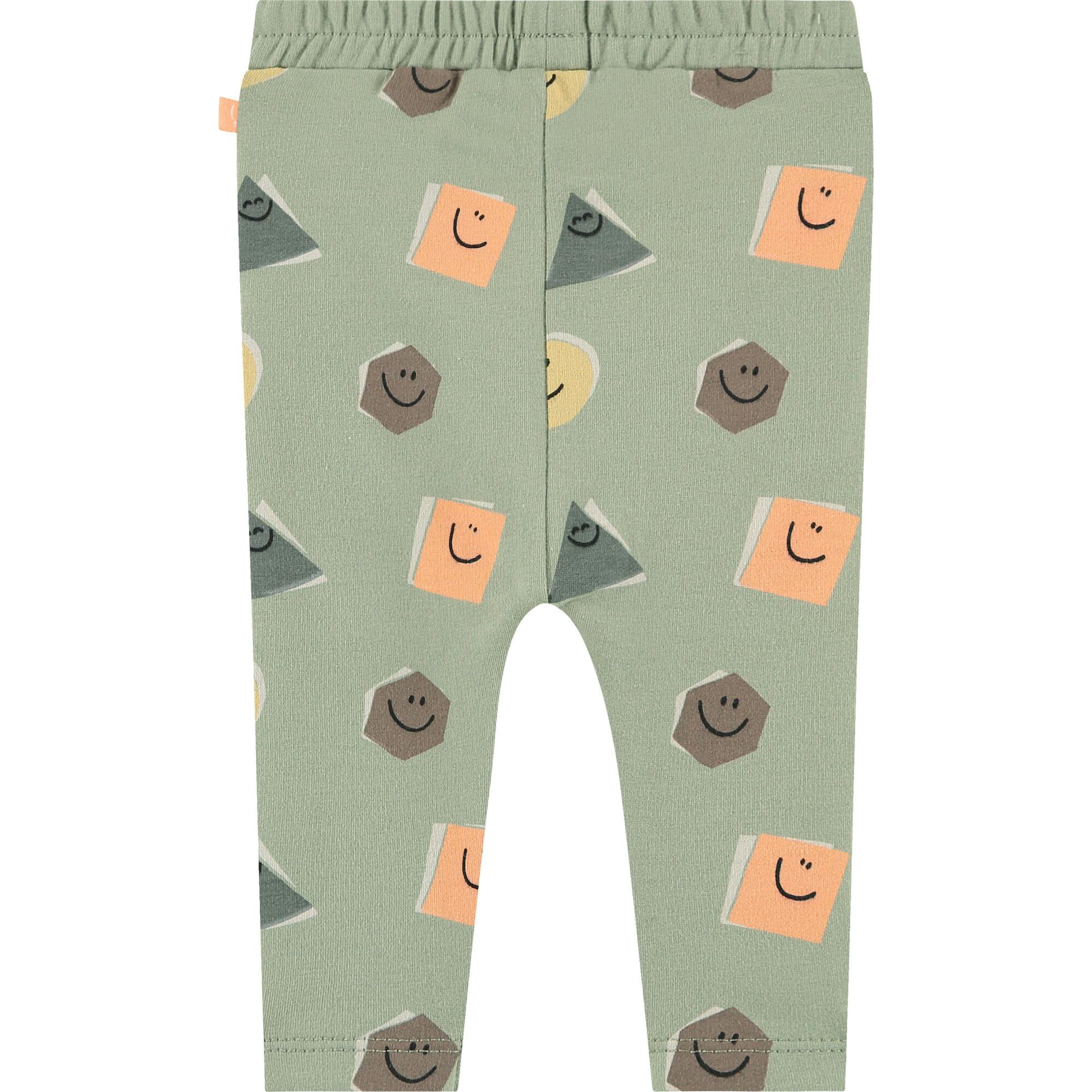 All-Over Animated Shapes Graphic Print Leggings