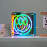 Neon Smile 3D Light Effect