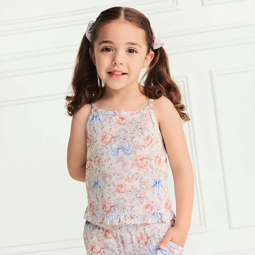 Agatha Ruffled Hem Cami Short Set