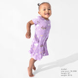 Hedwig's Magical Mail Bamboo Girls' Short Sleeve Dress