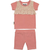 Speckled Smocked Top & Short Set