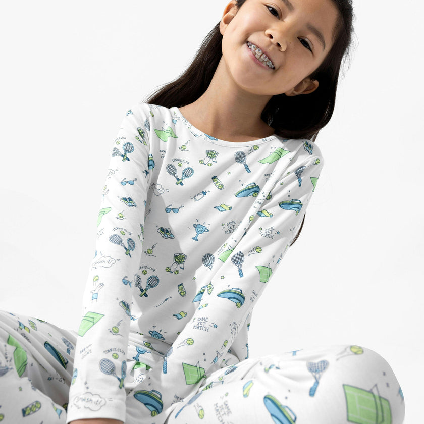 Tennis Bamboo Kids Pajamas