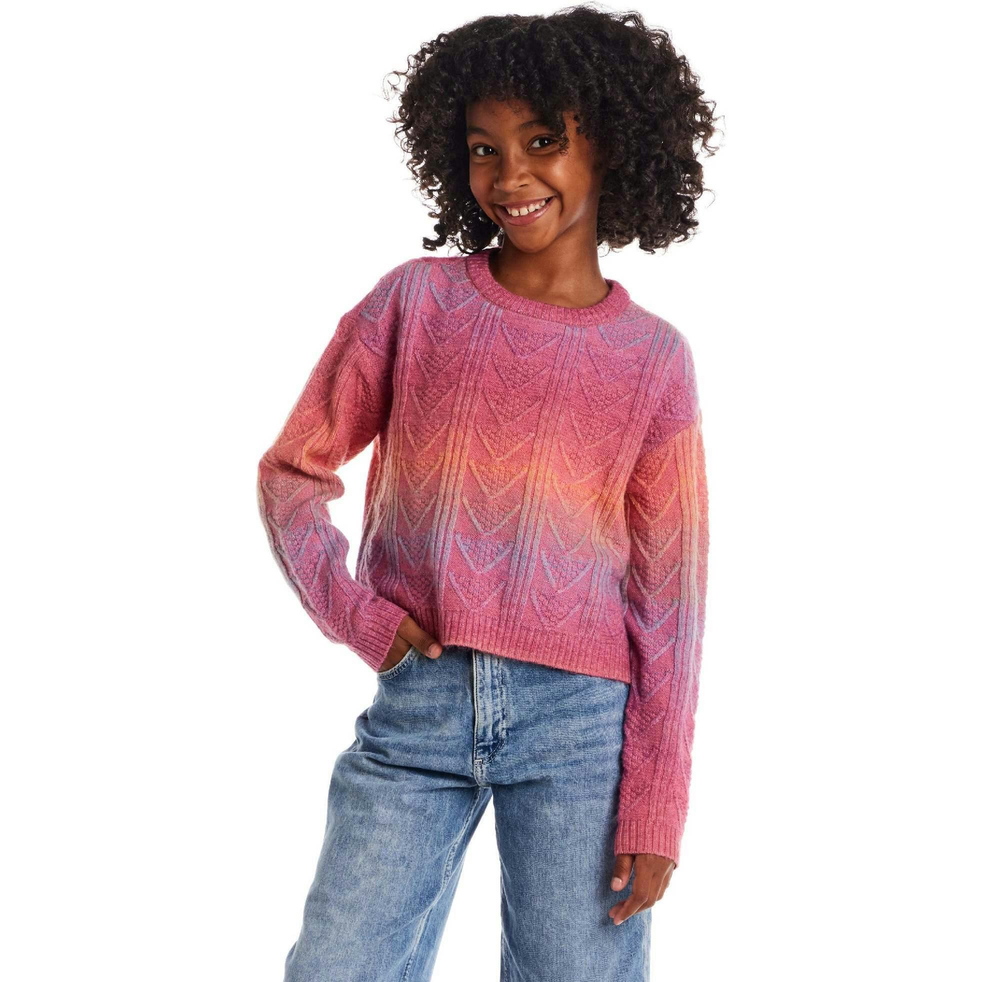 Big Kids Cable Knit Sweater