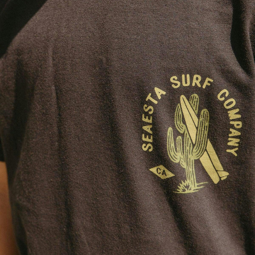 Surf Cactus Tee / Youth / Charcoal