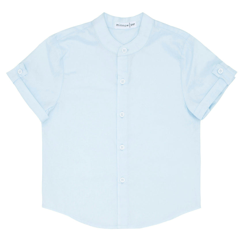 Boys Light Blue Button Down Shirt
