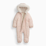 Water Repellent  Padded Snowsuit - Pink