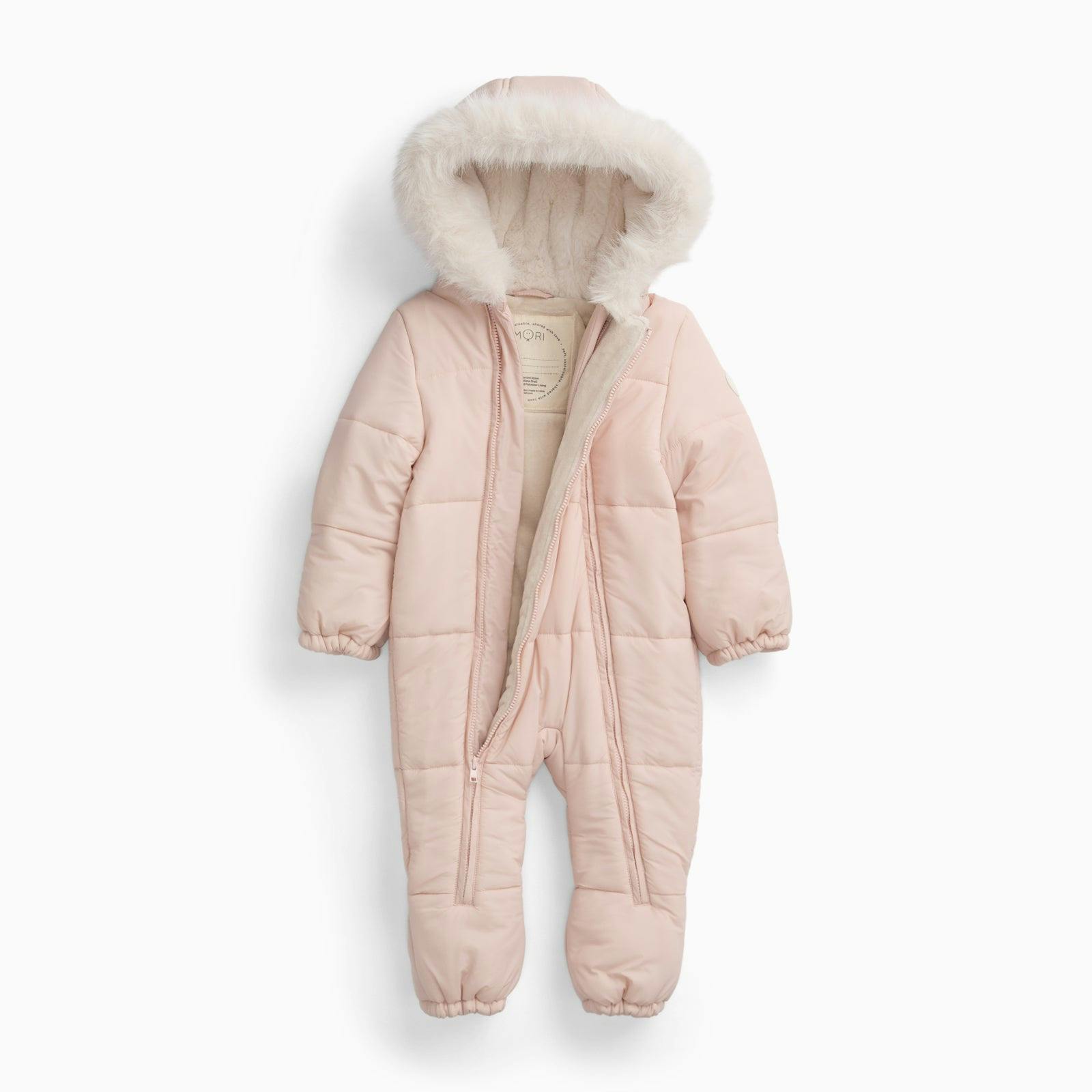 Water Repellent  Padded Snowsuit - Pink