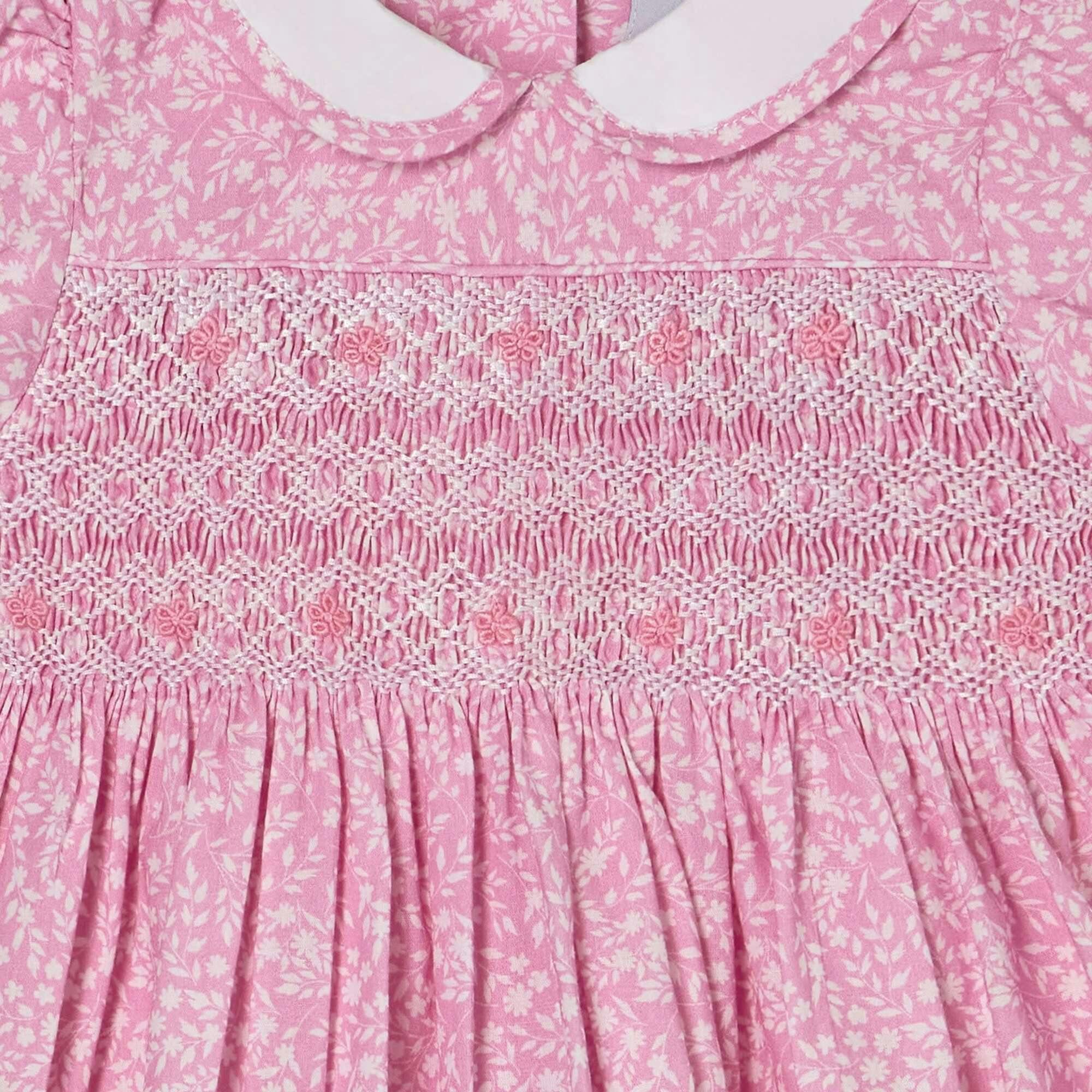 Hand-Smocked Baby Dress - Erica