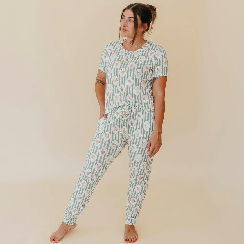 Women's Short Sleeve Pajamas - Constance