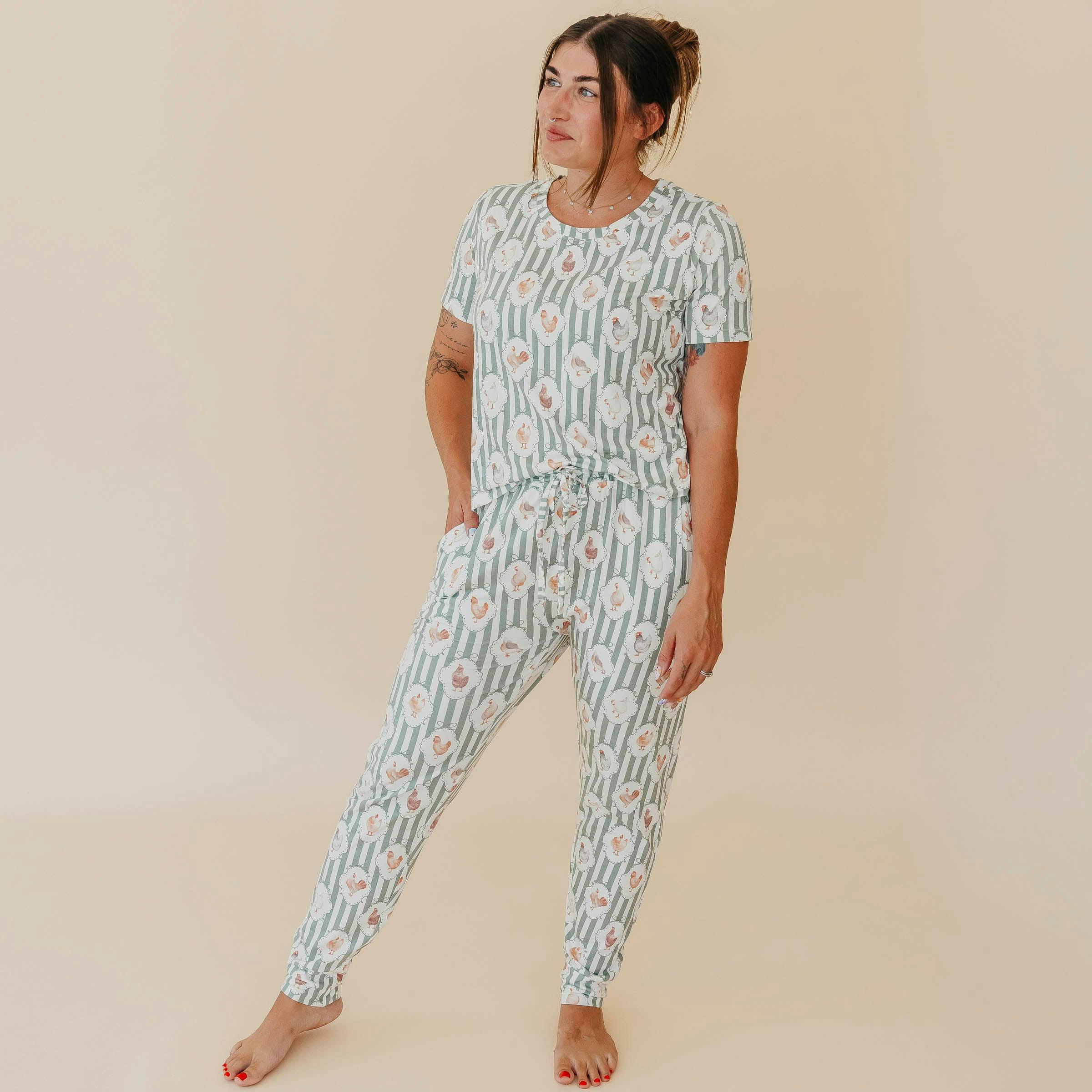Women's Short Sleeve Pajamas - Constance