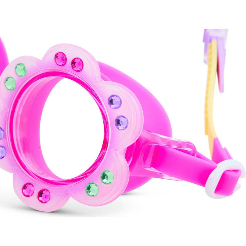 Purple Petunia Flower Youth Swim Goggle
