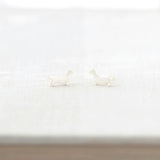 Weiner Dog Stud Earrings