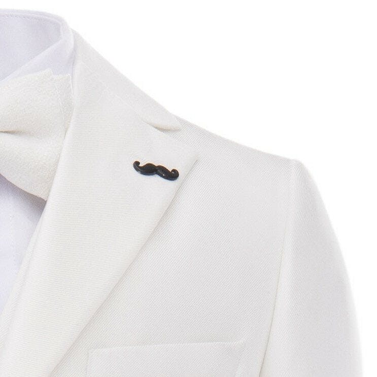 Cream 5pc Peak Lapel Tuxedo