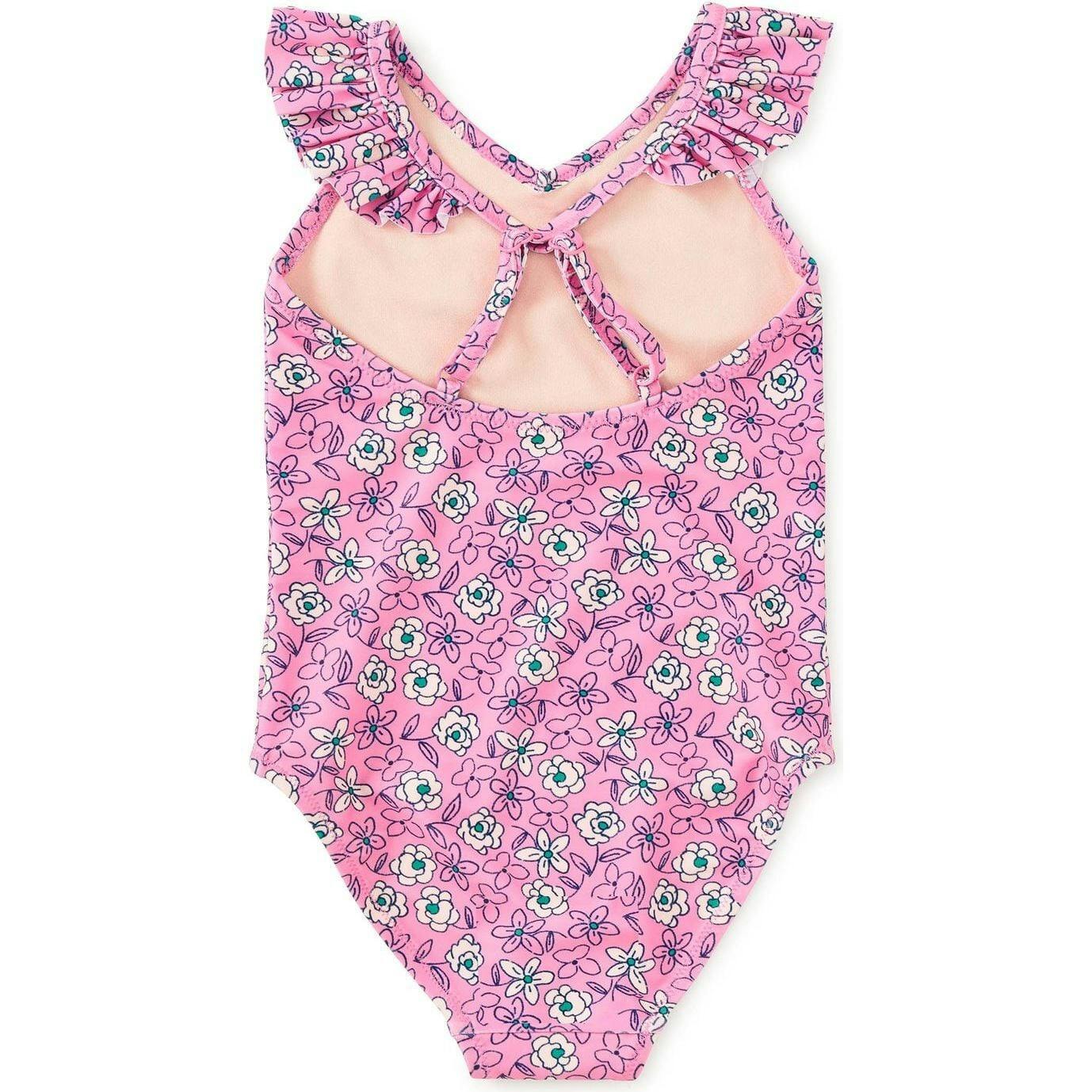 Ruffle One-Piece Swimsuit, Multi