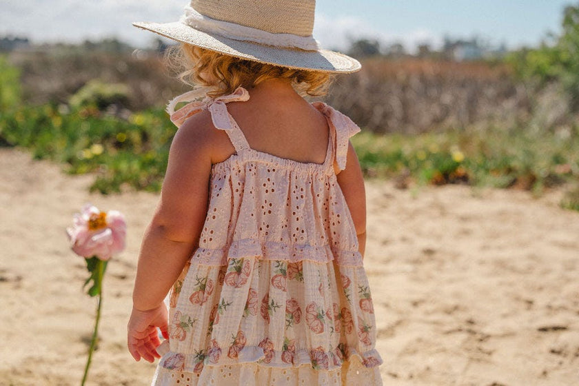 Amber Dress in Pink Rose