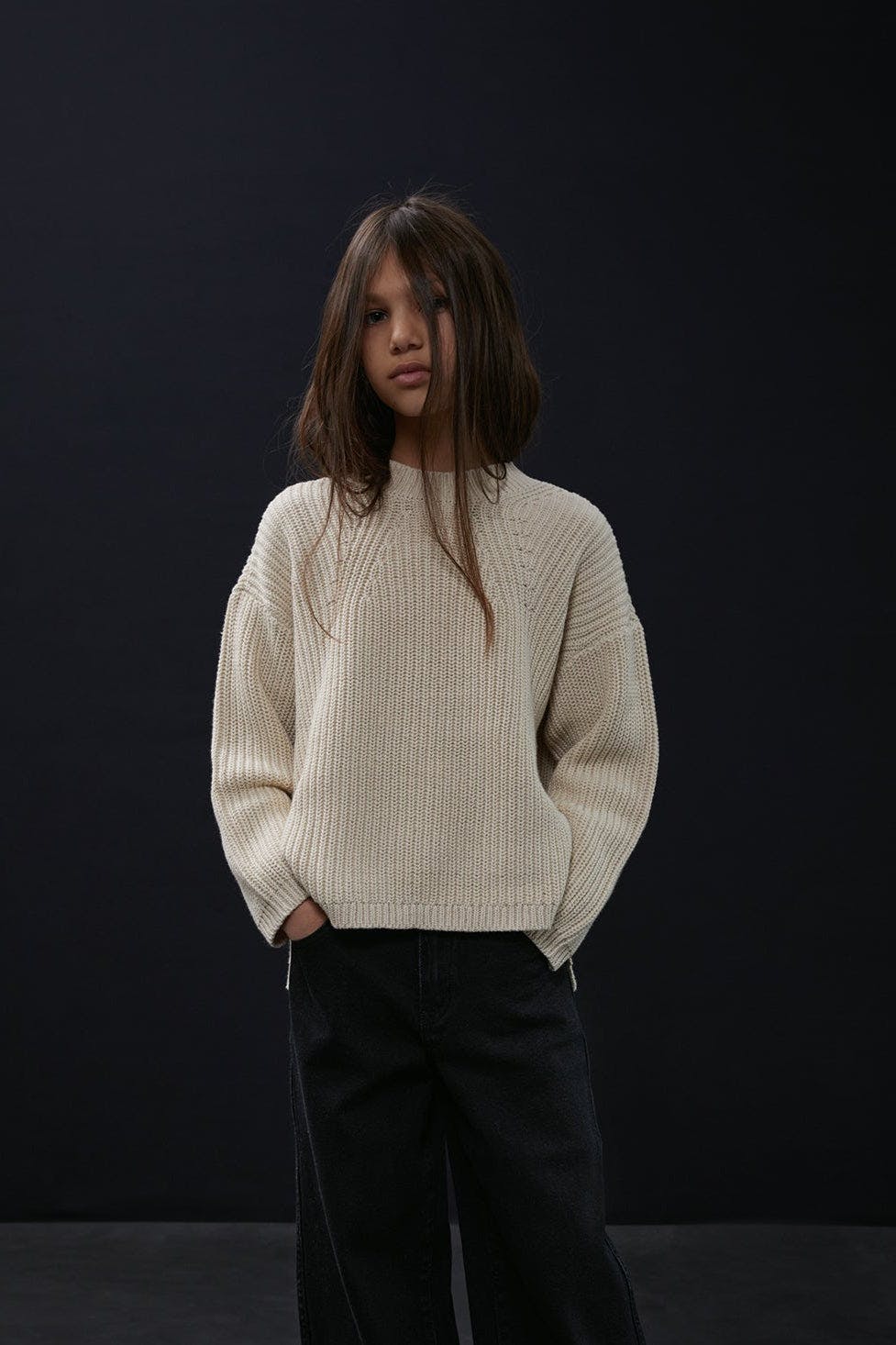 Organic Cotton Knit Sweater