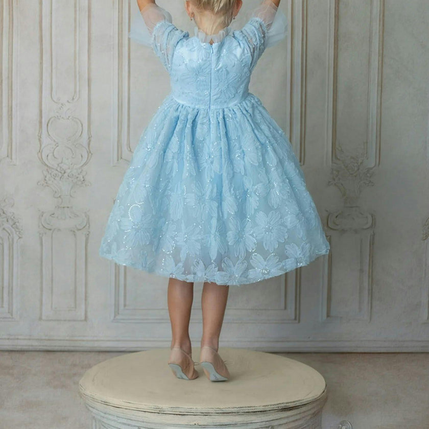 Sky Petal Music Box Dress