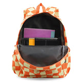 Oz Daypack Backpack with Doodle Large Pencil Case in Wiggle Coral