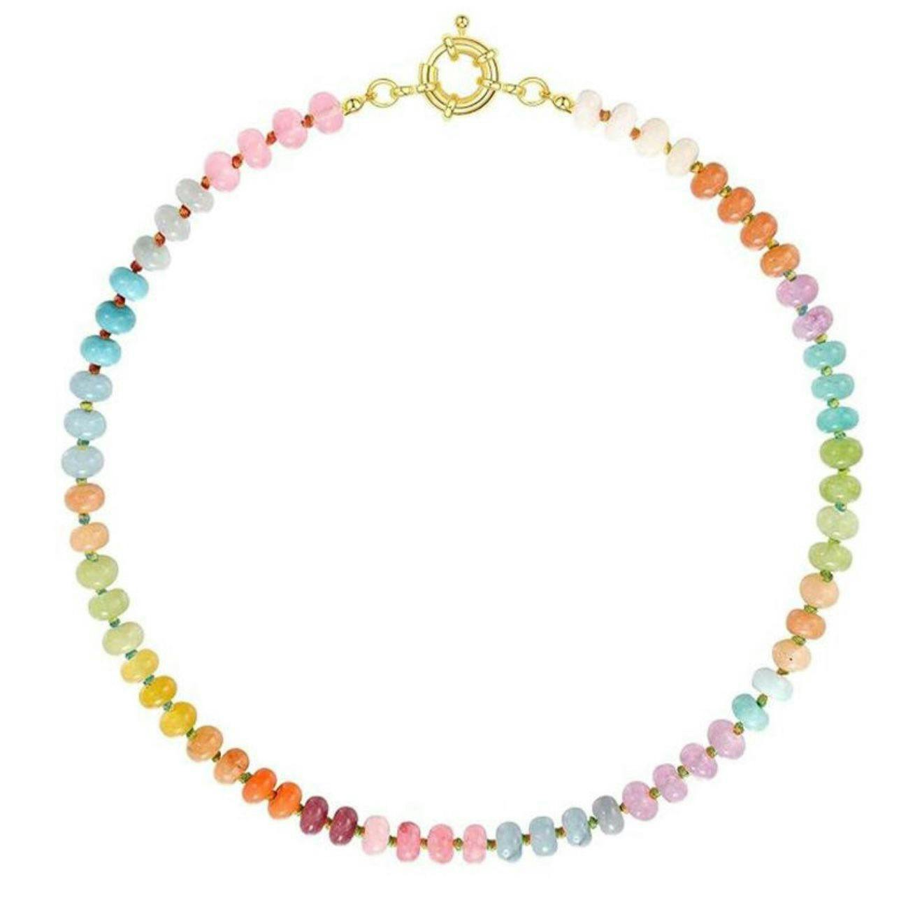 Pamela Precious Stone Necklace