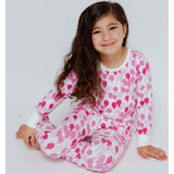 Print Long Sleeve Cuffed Pajamas