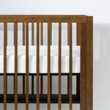 All-Stages Midi Crib Sheet in GOTS Certified Organic Brushed Cotton in Bright White